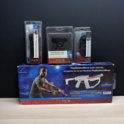 Sony PlayStation Move Sharp Shooter for PlayStation 3 FULL KIT HTF OPEN BOX
