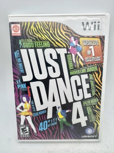 Just Dance 4 (Nintendo Wii, 2012)CIB Complete w/ Manual - TESTED