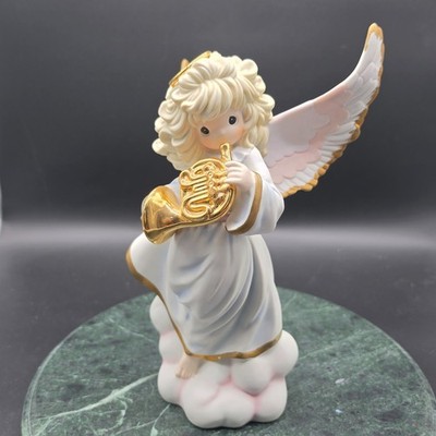 Precious Moments 112969 Happiness Is A Song From Heaven Angel Figurine 2004 10''