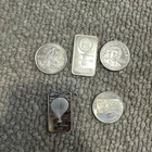 Lot of 5 - 1 Troy oz Different  .999 Fine Silver