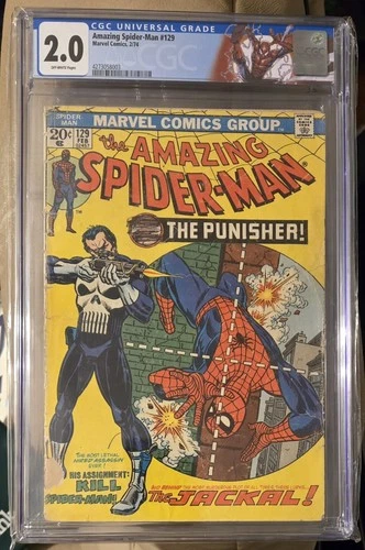 The Amazing Spider-Man #129 - CGC 2.0 - 1st Appearance Of the Punisher! Marvel