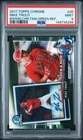 MIKE TROUT 2017 Topps Chrome BOWMAN CHR. THEN & NOW—GRN REF #20 PSA 9 MINT
