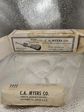 Vintage C A Myers Combination Leather Sewing Awl Original Box & Instructions 