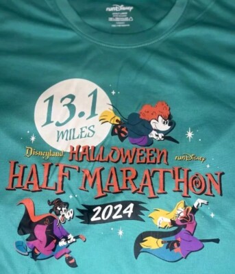 New 2024 RUN DISNEY Disneyland Halloween Half Marathon Shirt
