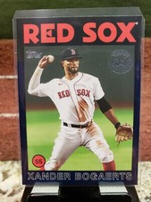 2021 Topps Xander Bogaerts #86B-28 1986 35th Anniversary Blue Parallel