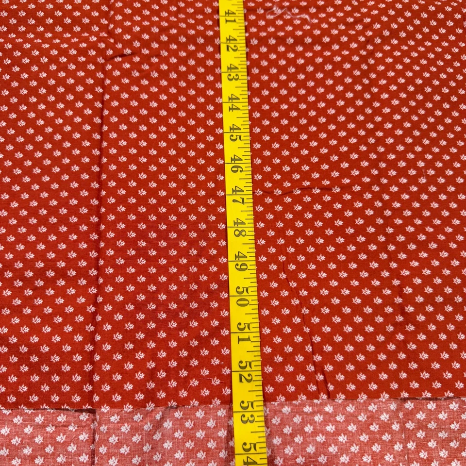 De colección Concord Telas Acolchado Azul Rojo Floral Algodón 53x68 1.8 Yardas Foto 3 de 4