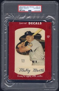1952-Star-Cal-Decal-Type-1-Complete-Setof-70-Mays-with-PSA-Graded-Mantle