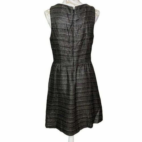 Moulinette Soeurs Sz 10 /Medium Glissade Shimmer Tweed FIt & Flare Mini Dress - Picture 5 of 11