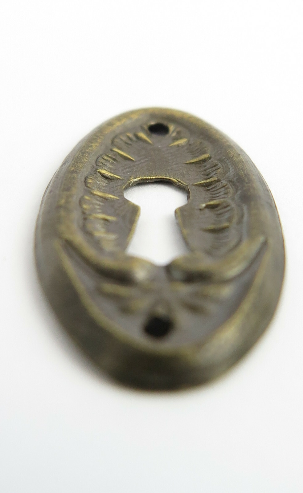 Rosette De Serrure En Laiton Style Art Nouveau - Décoration Pour Meuble, Armoire, Tiroir, Couleur Or