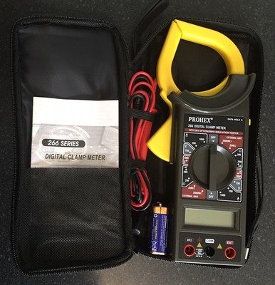 Digitale Stromzange Stromzange DT266 Multimeter Hand Amperemeter Messen