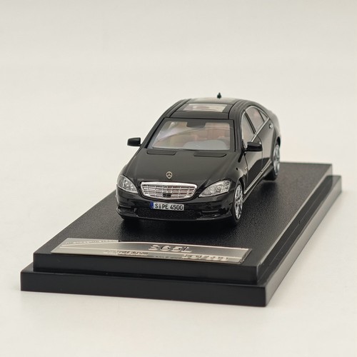SW 1/64 Mercedes Benz S Class S65L V12 Black Sedan Sports Diecast Models Car - Picture 5 of 7