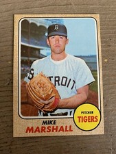 1968 Topps - #201 Mike Marshall (RC)  NM 70/30 centering