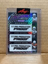 Murphy Mitchell Brooks 2024 Leaf Football 1/1 Pre Production Proof