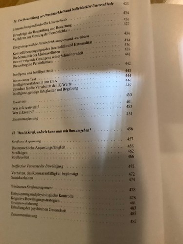 Psychologie - Zimbardo - 4. Auflage - Bild 12 von 19