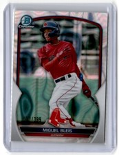 2023 Bowman Chrome Prospects Lava Refractor Miguel Bleis 197/399 Boston Red Sox