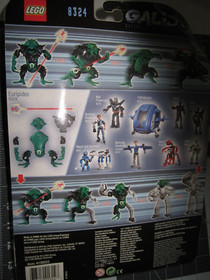 VINTAGE LEGO GALIDOR EURIPIDES 8324 INTERCHANGEABLE ALIEN SEALED ON CARD