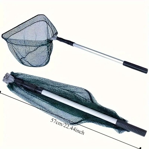 Fischernetz Elritzen Netze mit Aluminium 51" volle Länge (3 Abschnitt Griff) - Bild 9 von 10
