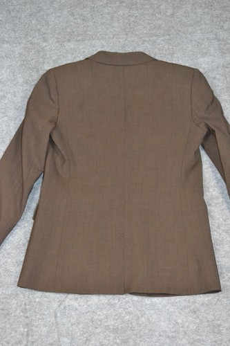 Theory Matelda Tailor Two Button Blazer Jacket Brown SIZE 4 WOOL Coat A0601116 - Picture 11 of 13
