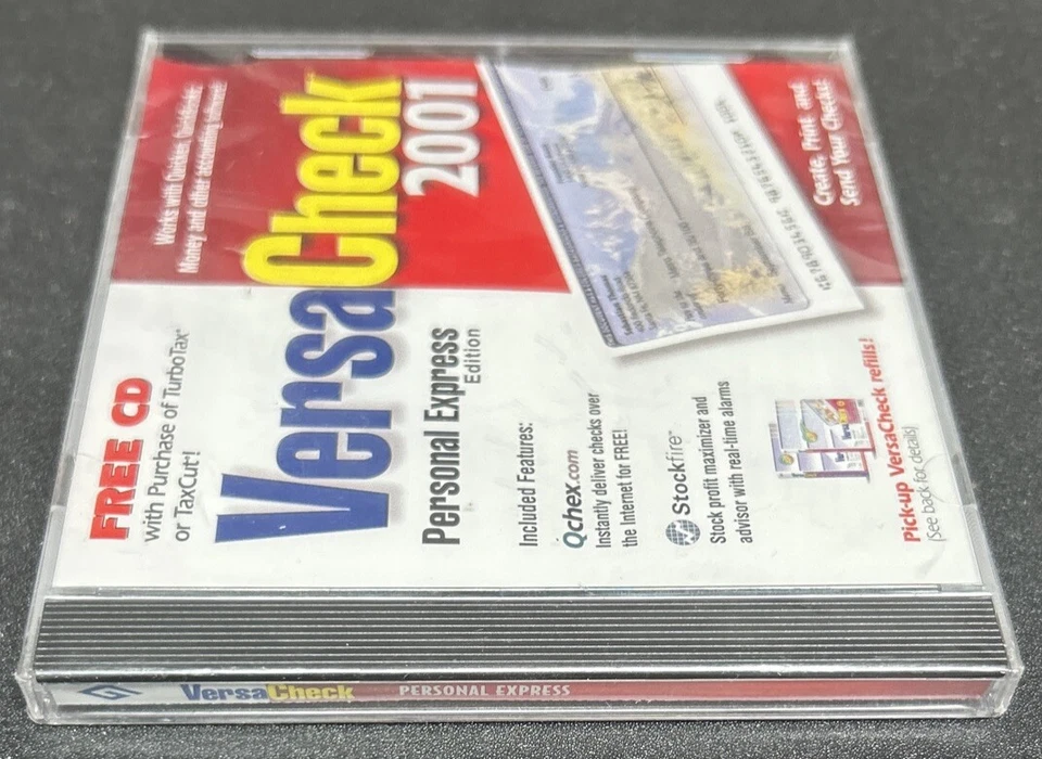 VersaCheck 2001 Personal Express Edition PC Computer Print Checks Software (New) - Image 3 of 4