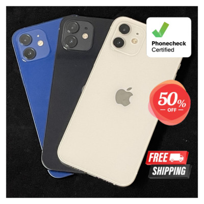 Apple iPhone 12 64GB 128GB Unlocked Verizon AT&T T-Mobile 5G