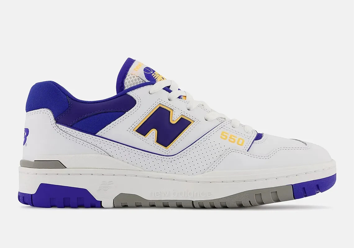 New Balance 550 ‘Lakers’ Purple Gold BB550WTN Men’s Sizes Brand New New Balance 550 ‘Lakers’ Purple Gold BB550WTN Men’s Sizes Brand New