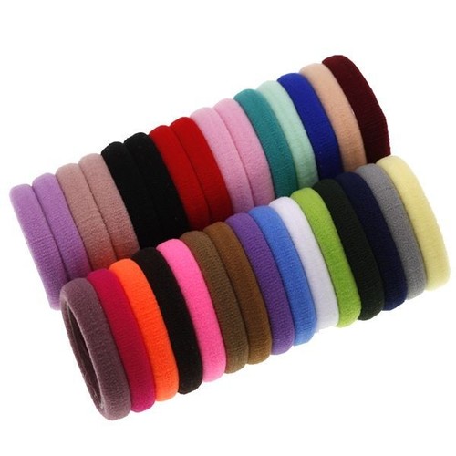 Capelli Yoga Portacoda di Pony - Accessori Coda di Gomma Scrunchie Nylon - Foto 37 di 46