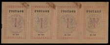 Madagascar Scott 16a Gibbons 28 Block of Stamp