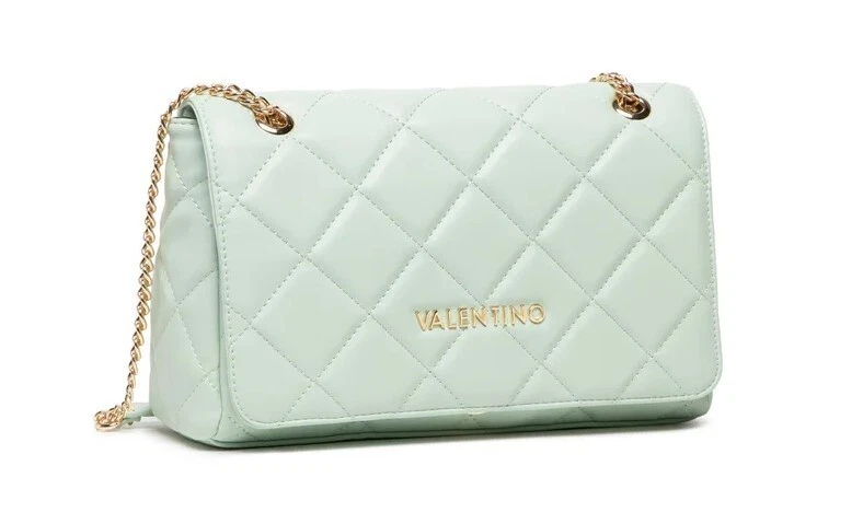 Borsa a tracolla da donna Valentino, verde menta, nuova con etichetta - Immagine 2 di 4