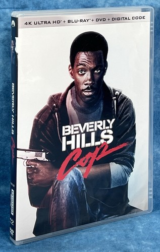 Beverly Hills Cop [4K Ultra HD + Blu-ray + DVD] in DVD packaging, Like New