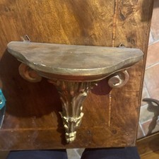 Consolle a a parete antica dorata primi 900