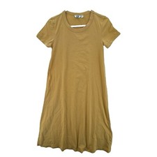 Uniqlo Airism Dress Womens XS T Shirt A Line Comfort Midi Cotton Basic