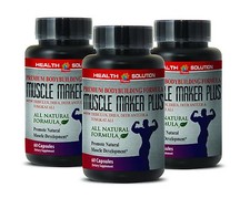 Zinc Infused - MUSCLE MAKER PLUS - Sexual Health - Lean - 3Bot 180Ct