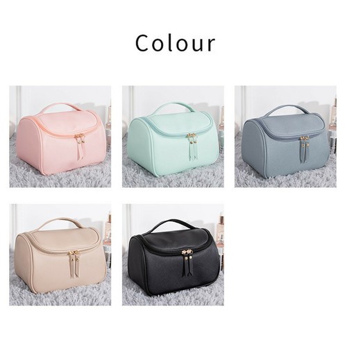 Reise extra große kosmetische Make-up Wäsche Toilettentasche tragbare Organizer Handtasche - Bild 5 von 26