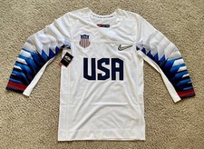 Nike Team USA 2018 Olympic Hockey Jersey Red/White/Blue S P34235 10A