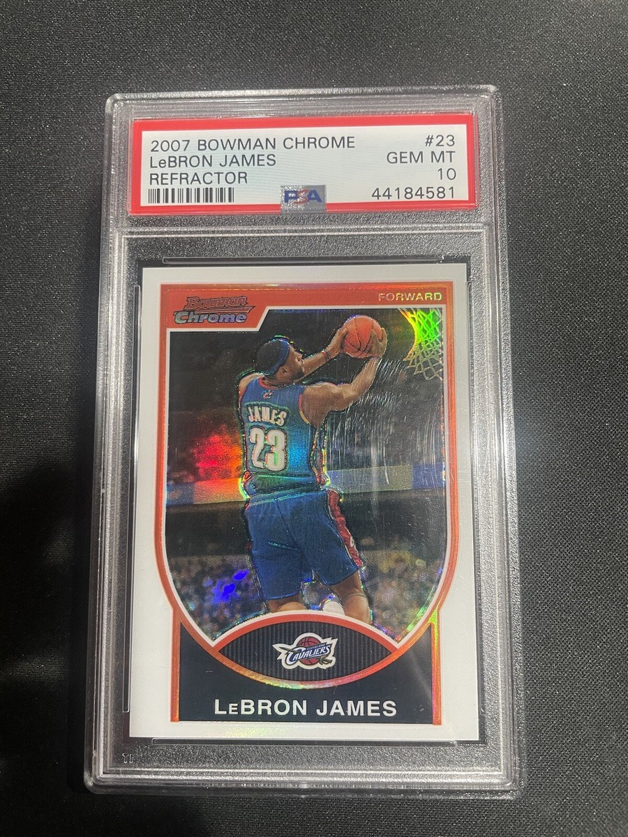 その他 2007 Bowman Chrome LeBRON JAMES PSA10 2007 Bowman Chrome Lebron James Refractor /299 PSA 10 | eBay