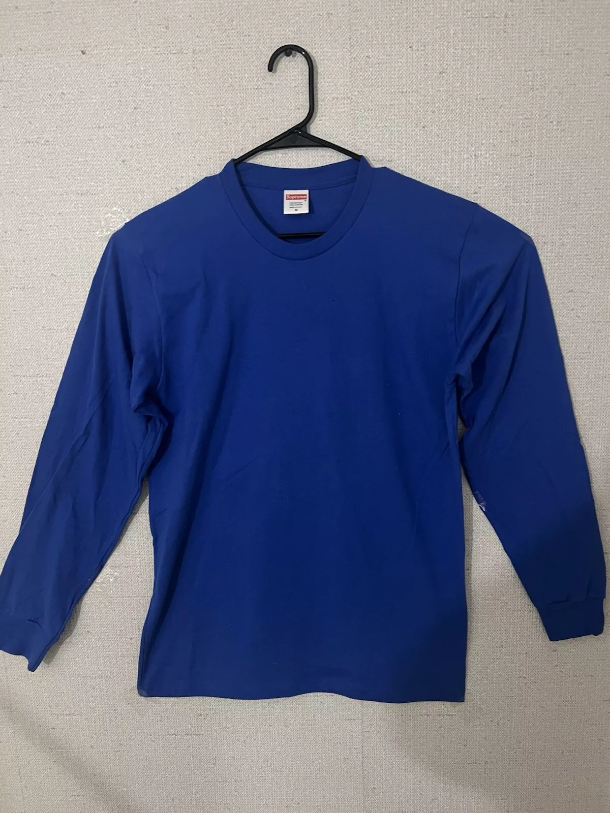 SUPREME (chemise manches longues BLEUE ) taille M NEUVE (RÉELLE )