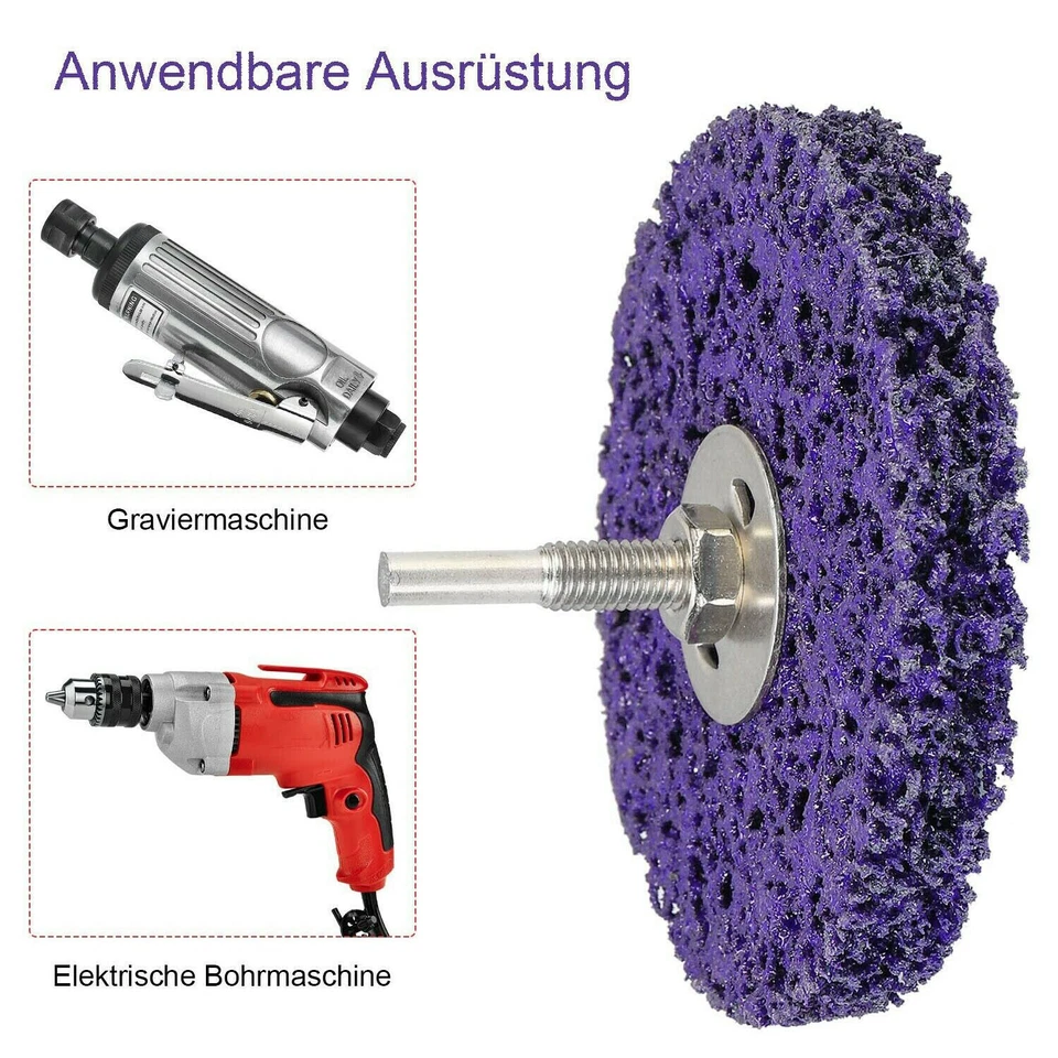 5-50x CSD Scheibe CBS Grob-Reinigungsscheibe Winkelschleifer für Rostio 100mm DE - Bild 2 von 4