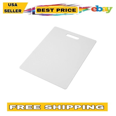 Farberware Large White Cutting Board, 11x14'', Dishwasher Safe, Free Shipping