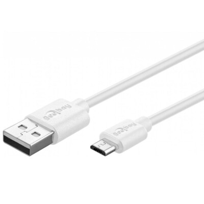micro USB Kabel auf USB 2.0 Stecker 1m 2A 2,5A Ladekabel Datenkabel