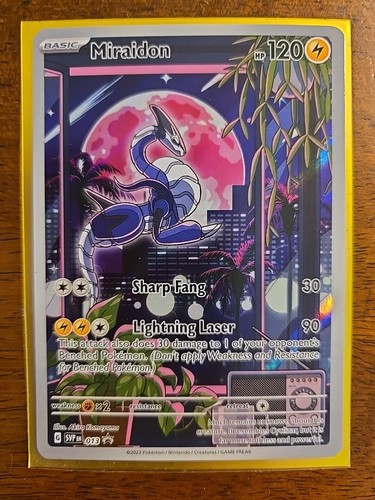Pokemon Card TCG Miraidon SVP013 Scarlet & Violet Black Star Promo Holo *READ*