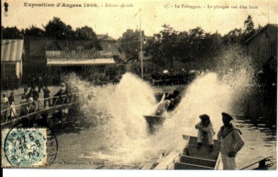 Angers - CPA Angers - Avenue de Contades voyagé