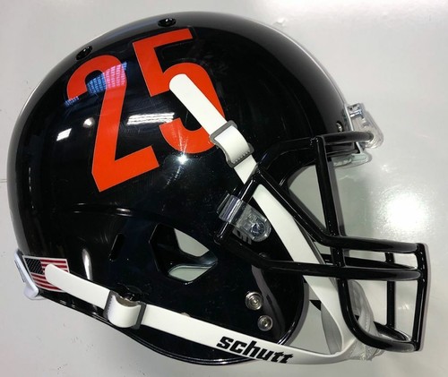 FRANK BEAMER SIGNED VIRGINIA TECH HOKIES 25 LIMITED FULL SIZE HELMET BECKETT COA - Picture 3 of 5
