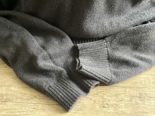 Men’s Eddie Bauer Gray Pullover Long Sleeve Sweater 100% Cotton Sz XLT - Picture 3 of 5