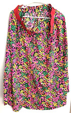 Vintage 70's Brightly colored floral Handmade Skirt  Size 32 Waist