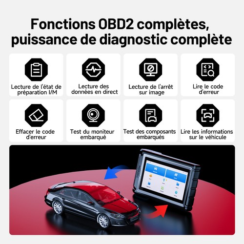 🔥2025 TOPDON AD800 BT Appareil de diagnostic automobile OBD2 Scanner Bluetooth - Imagen 12 de 15