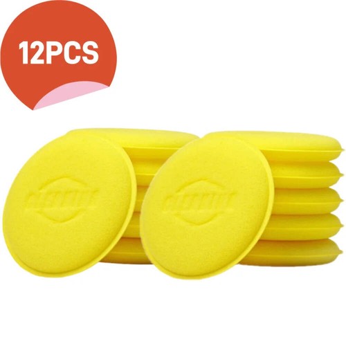 12 PCS Foam Applicator Pads Car Wax Applicator Pad Detailing Round Polishing Spo