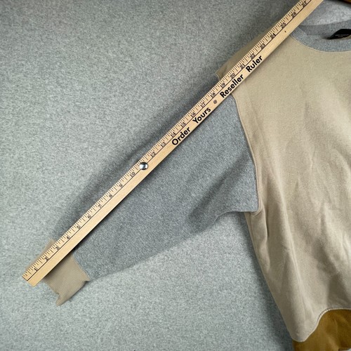 Kappa Sweatshirt Mens Large Brown Colorblock Gu Collaboration People On The Move - Picture 9 of 11
