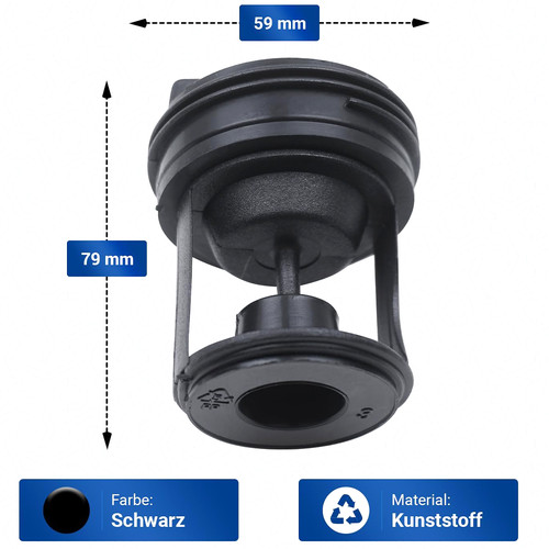 1X Flusensieb, Sieb kompatibel mit Gorenje Waschmaschine - 279538, 249808 - Bild 3 von 8