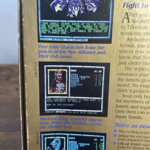 Advanced Dungeons & Dragons: Curse of the Azure Bonds (PC, 1989) - Bild 21 von 24