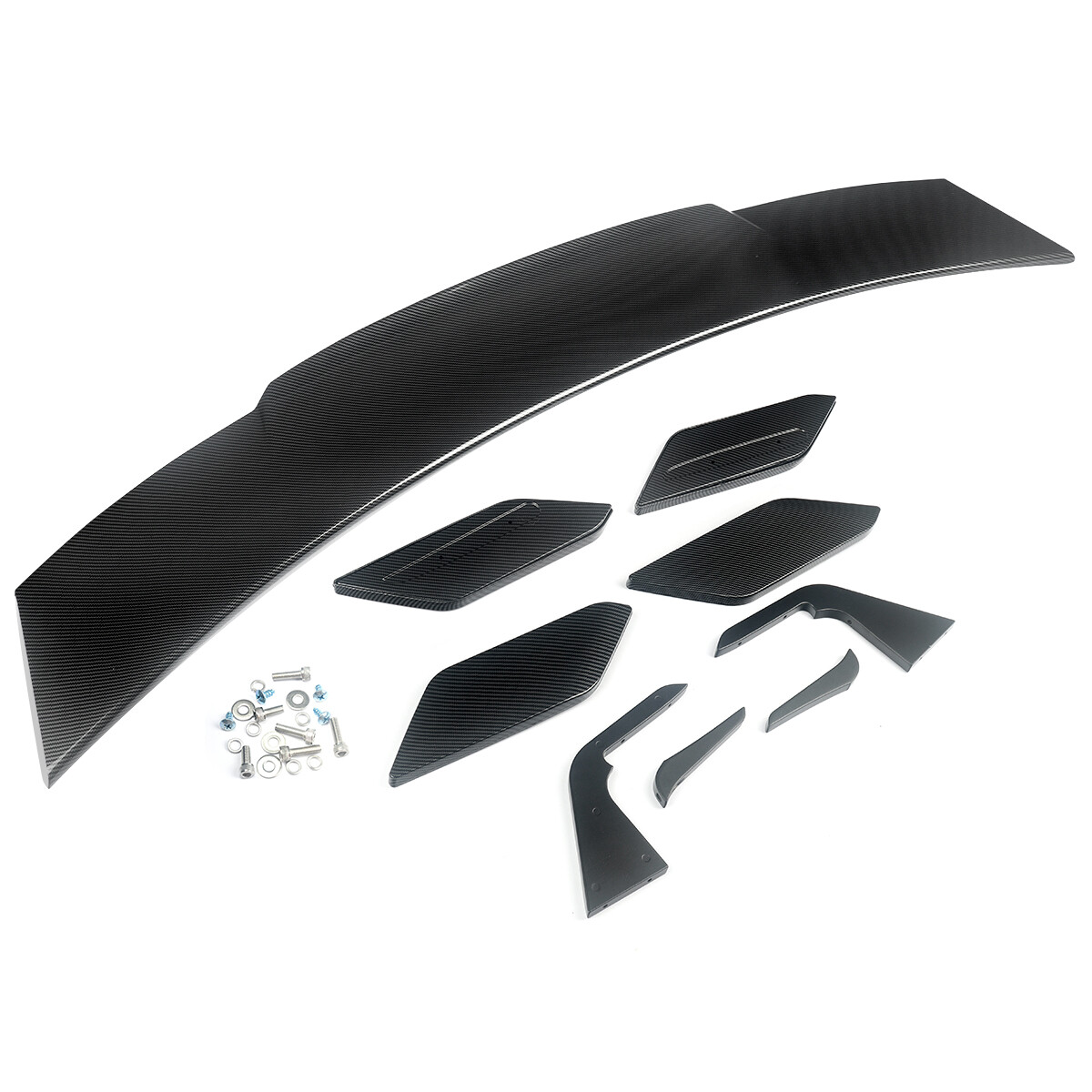 Highkick GT Rear Trunk Spoiler Wing Lip For Audi R8 2016-2023 Carbon Fiber Look